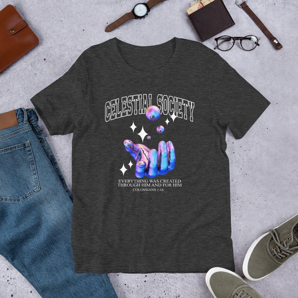 He Created It All Unisex t - shirt - Celestial Society